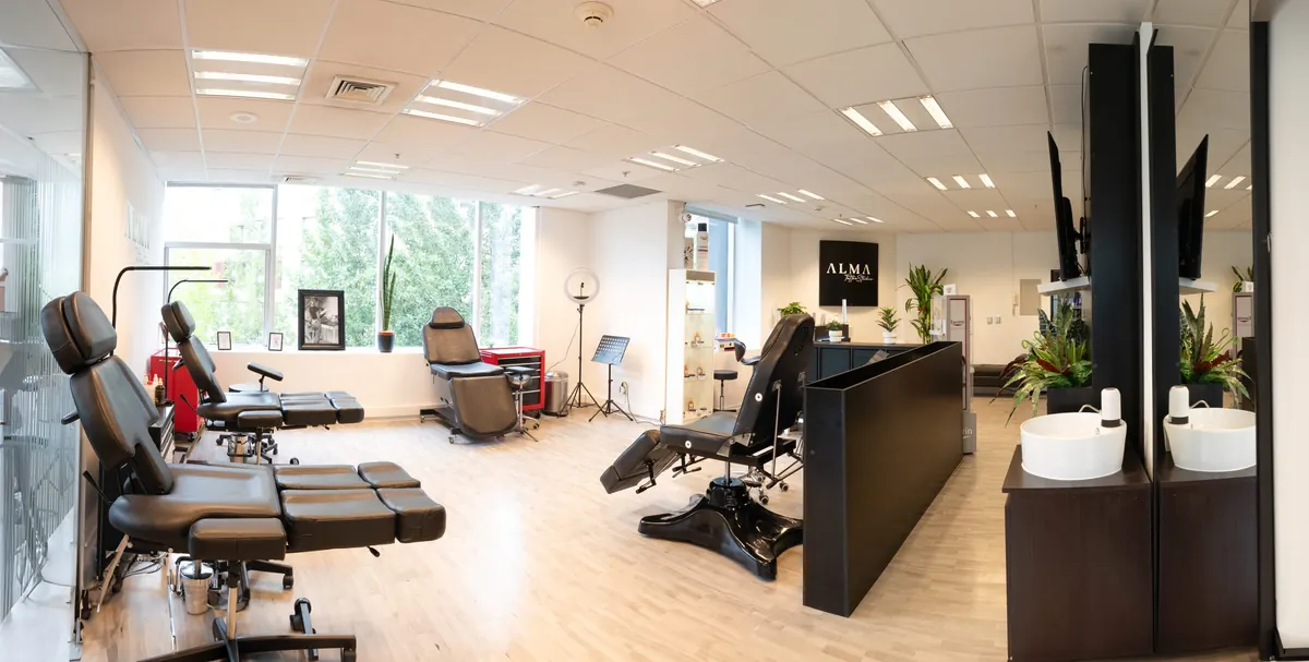 Recepción del estudio Alma Tattoo en Santiago de Chile